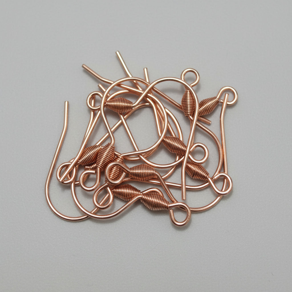 Bright Copper Ear Wires