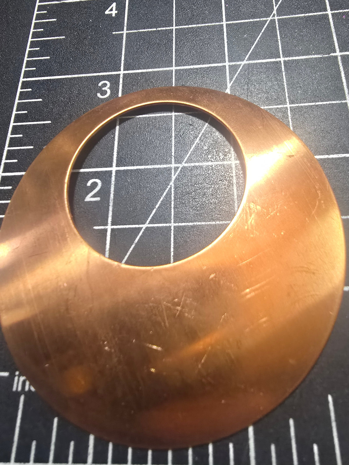 large copper hoop