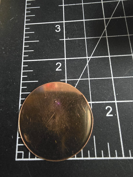 EV109 Copper Blank - Large Circle 1 1/2