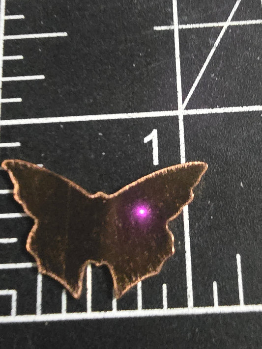 EV089 Copper Blank Nature - Small Butterfly