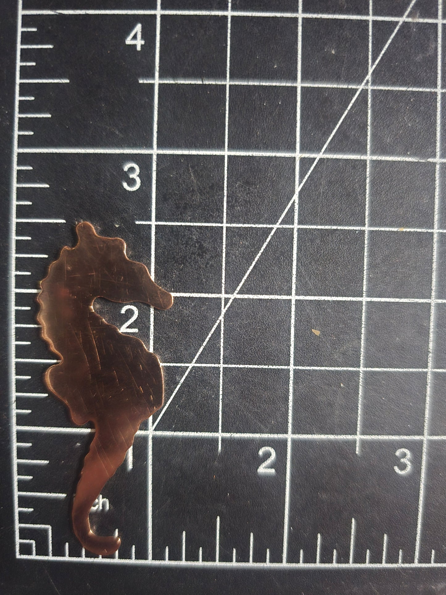 EV208 Copper Blank - Medium Sea Horse