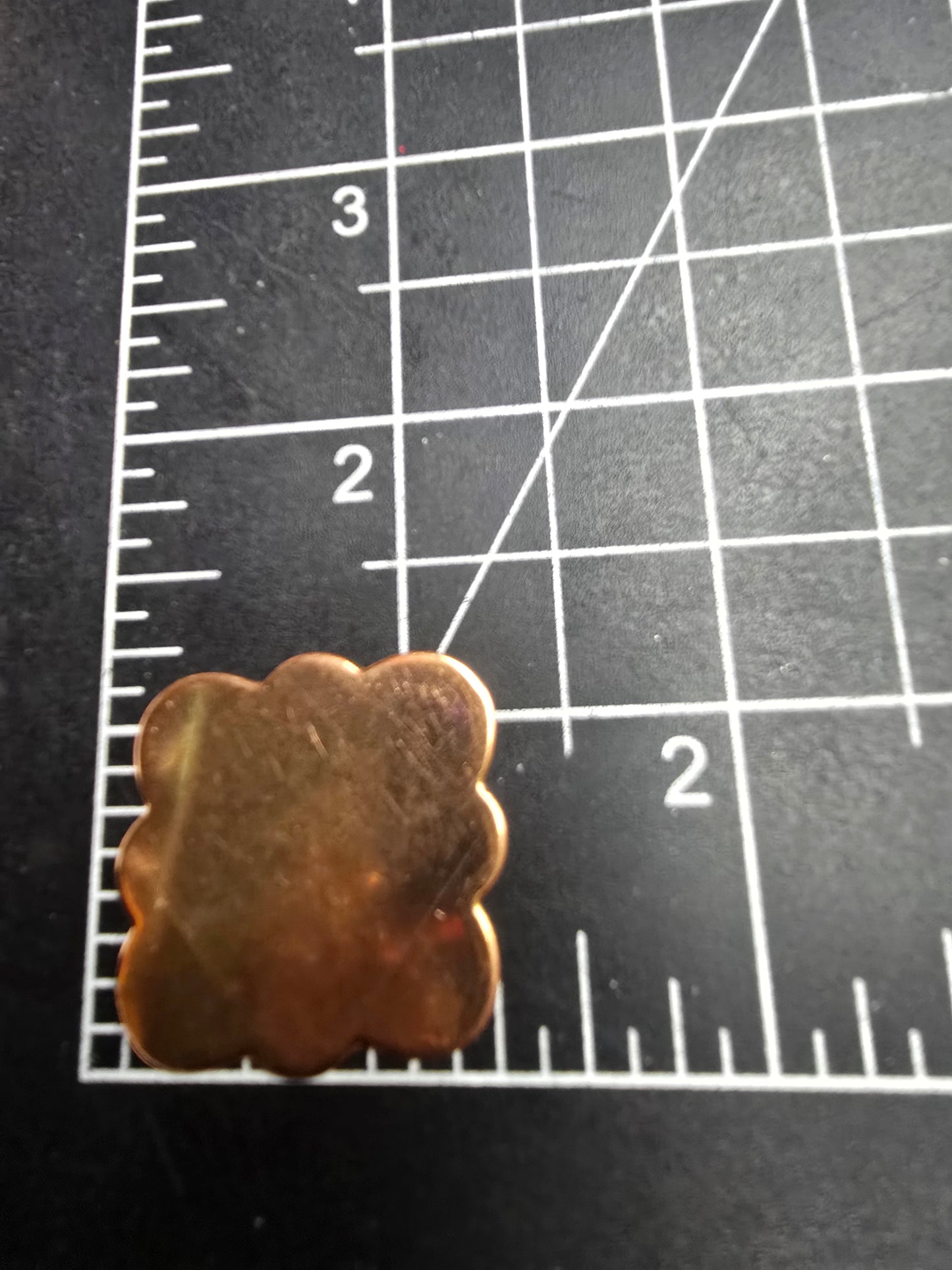 EV073 Copper Blank - Flower Shaped Piece