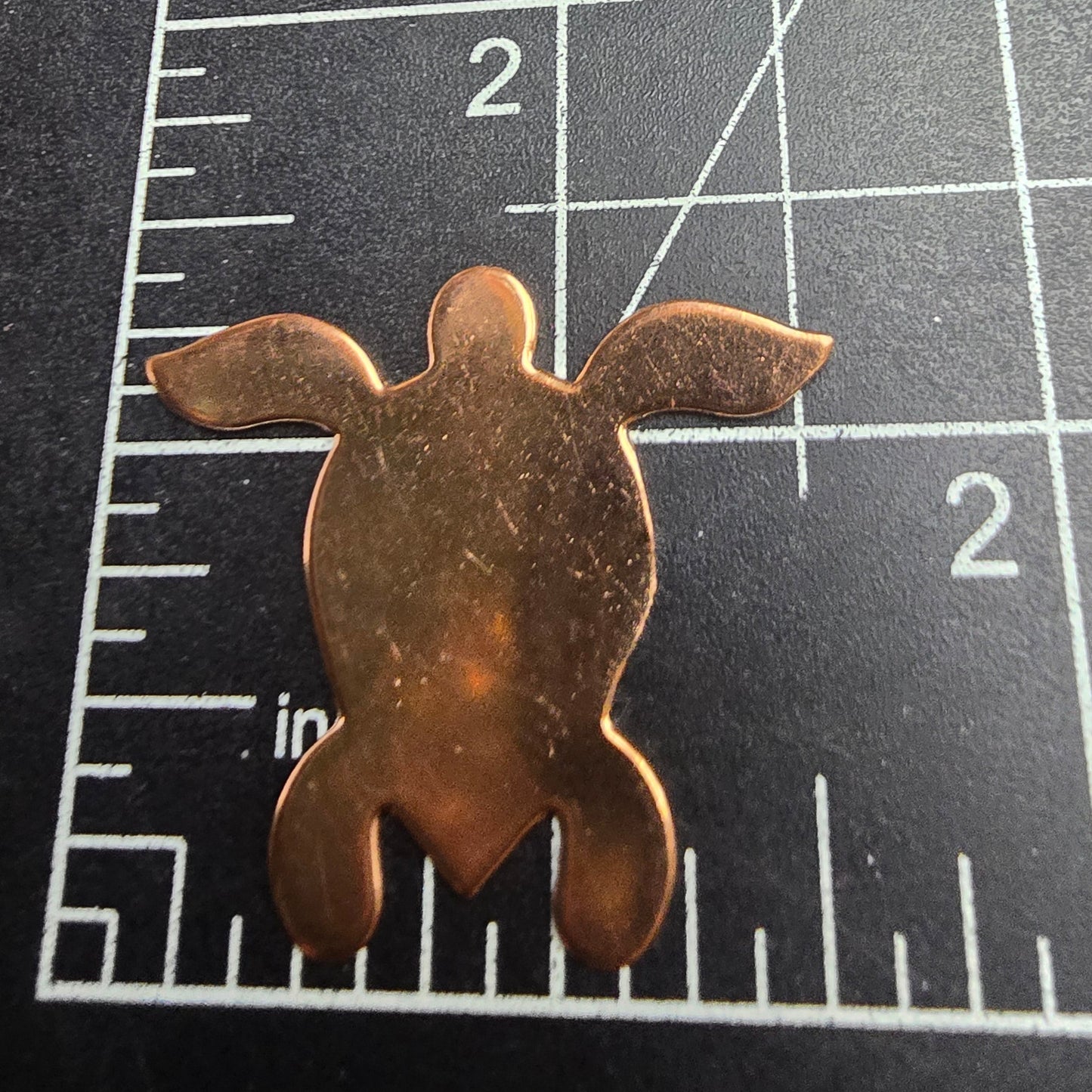 EV025 Copper Blank - Sea Turtle