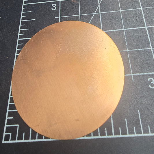 EV028 Copper Blank Circle - Large Circle - 2 1/2"