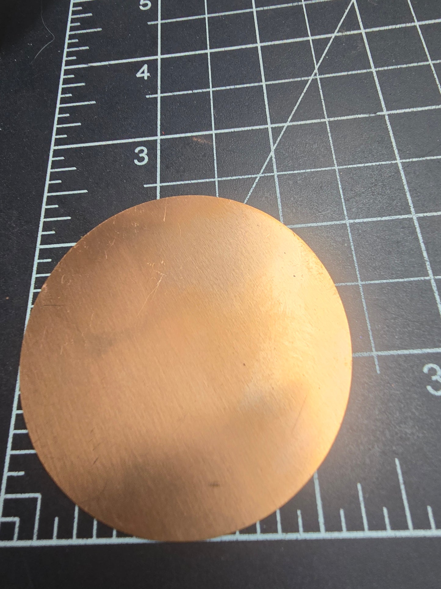 EV028 Copper Blank Circle - Large Circle - 2 1/2"