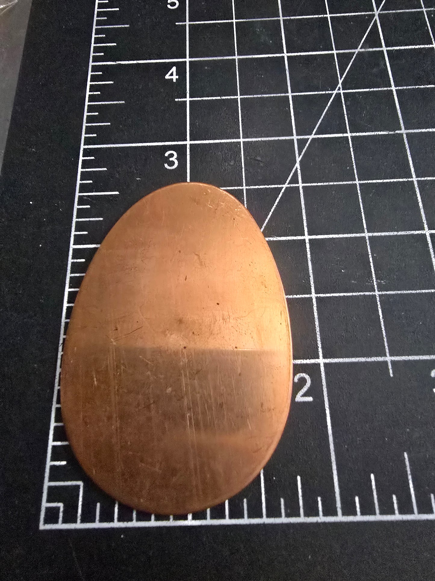 EV144 Copper Blank - Large Oval