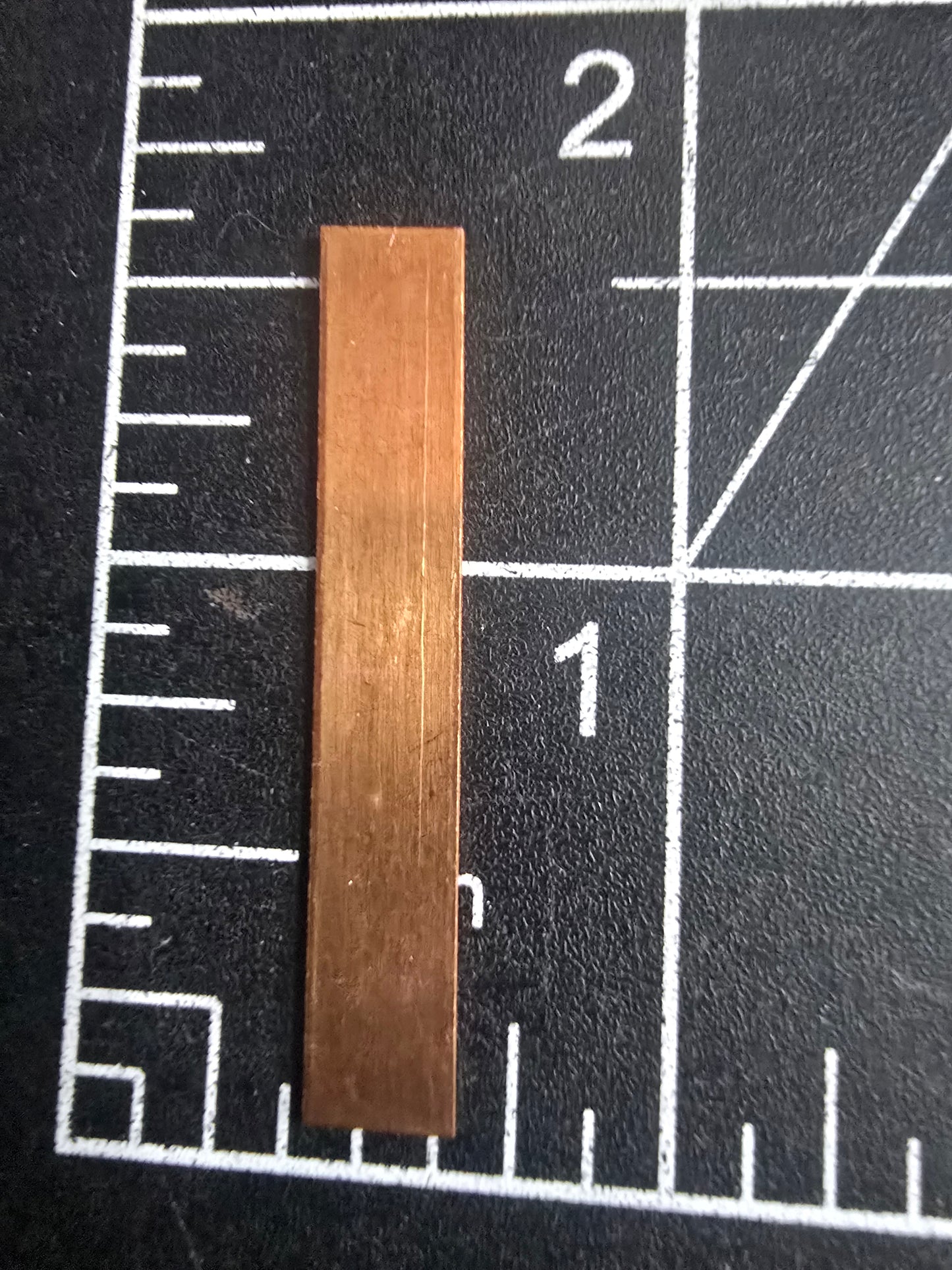 EV080 Copper Blank - Rectangle 1 1/2 by 1/4"