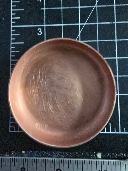 EV164 Copper Blank - Trinket Dish - Round with Rim