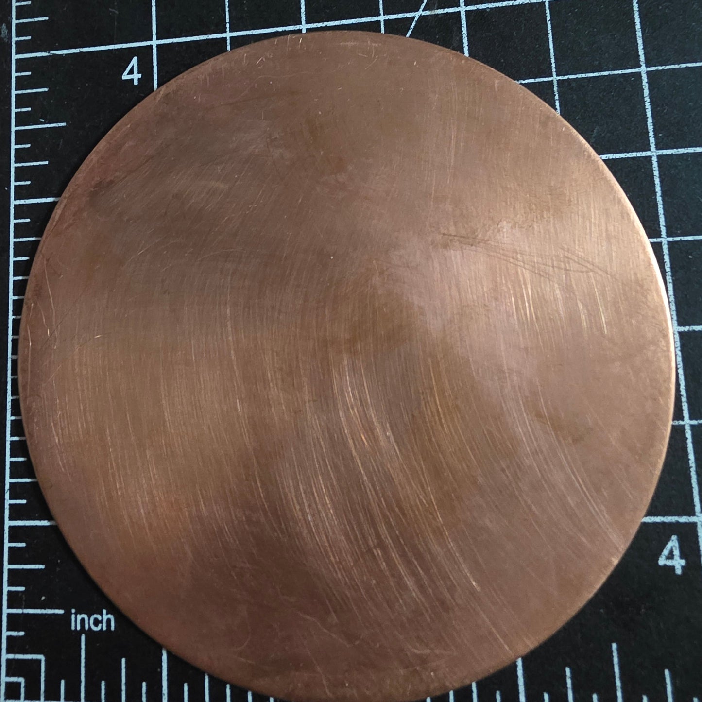 EV096 Copper Blank - Very Large Circle 4"