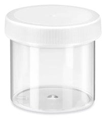 Clear Plastic Jar with Lid - 3 different sizes