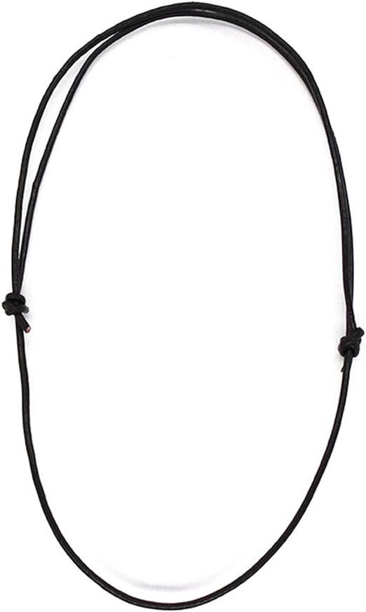 Leather Necklace Cord - with Adjustable Sliding Knot.