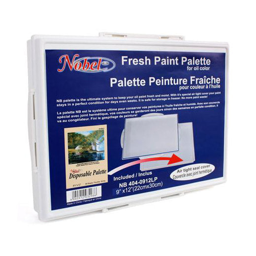 Palette de peinture fraîche - Couvercle hermétique + palette jetable