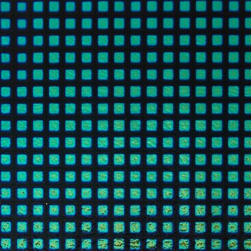 Dicro Slide (TM) - Square Pattern in Cool Colours