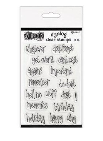 Tiny Cling Stamps for Enameling with Potter and Archive Ink Pads