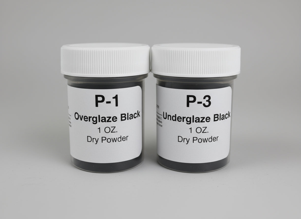 Overglaze & Underglaze Fine Line Black - 1 oz