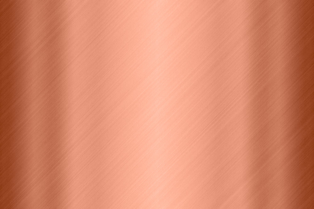 EV021 Copper Blank  Rectangle - Small Rounded Corners