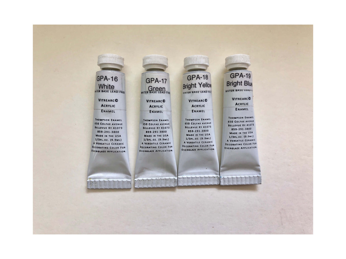 Glass Painting – Acrylic Enamels - 9 Pack.