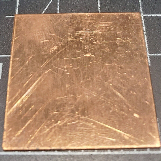EV200 Copper Blank Large Square 3x3 (24g)