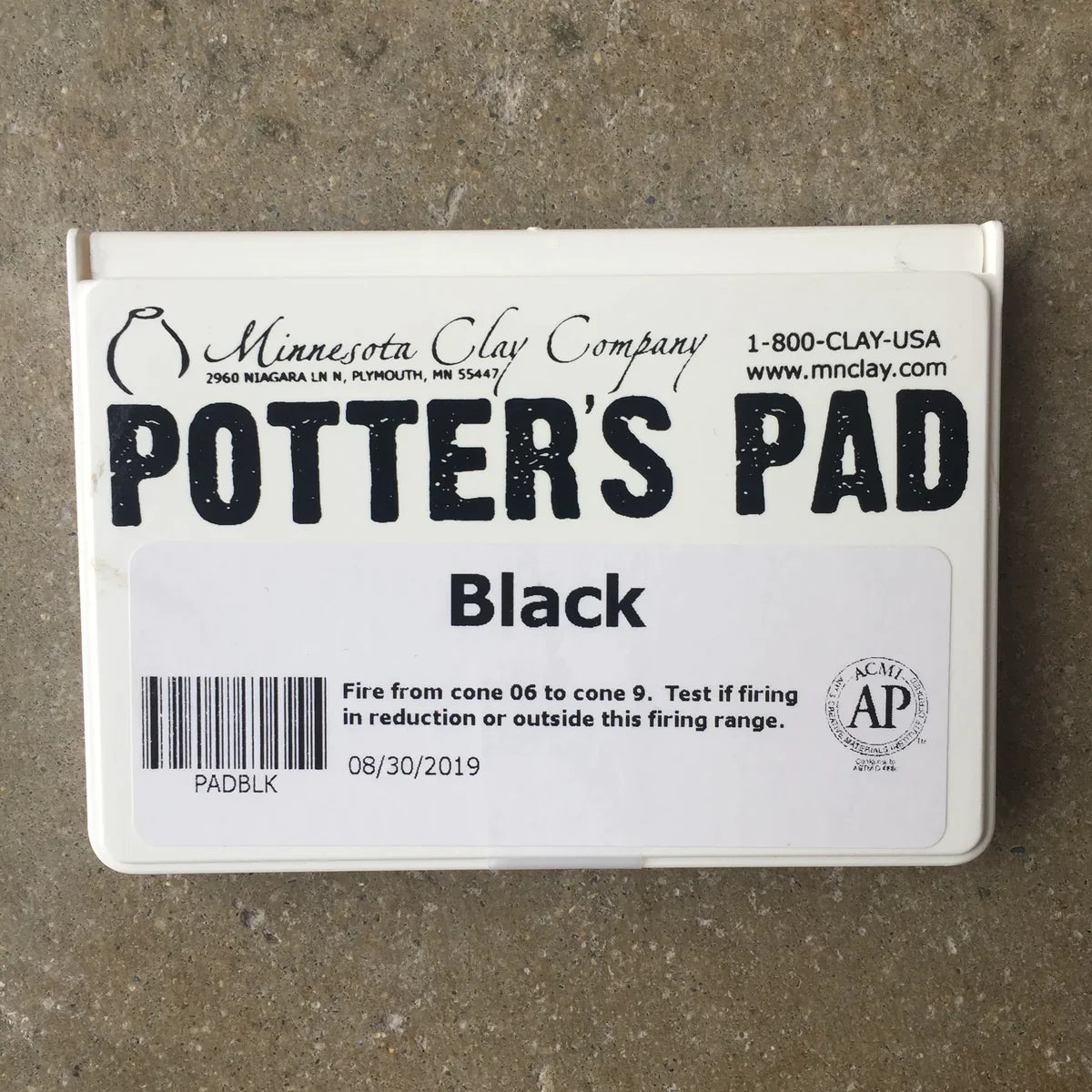 Potters Pads Refill 3 oz - Black