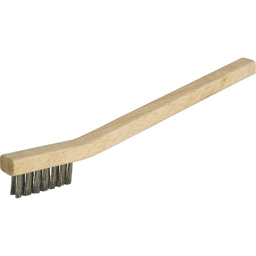 TOOL723- Stainless Steel Brush - Wooden Handle