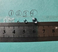 Reflective Glass Beads  - No Whole - 4 sizes - 1 oz