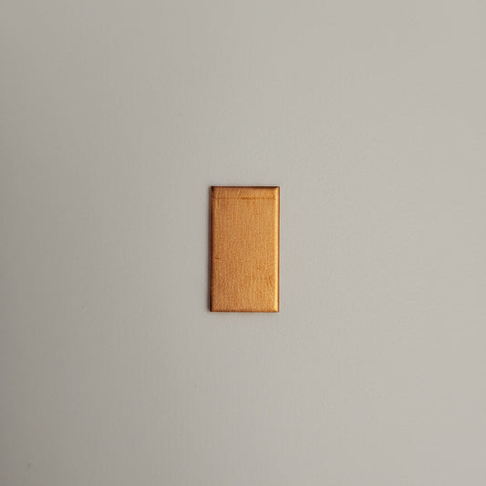 EV013 Copper Blank  Rectangle - Very Small