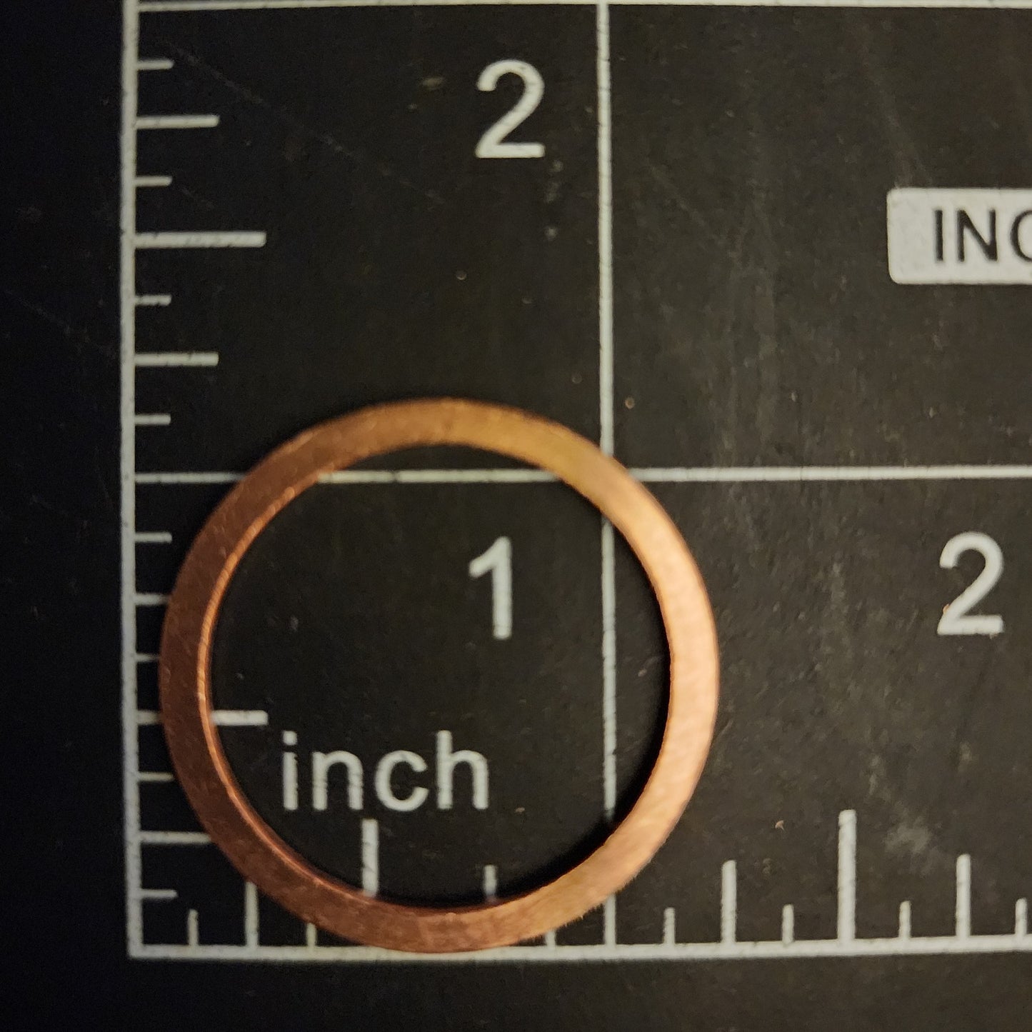 EV032 Copper Blank Circle -  Thin Washer Hoop