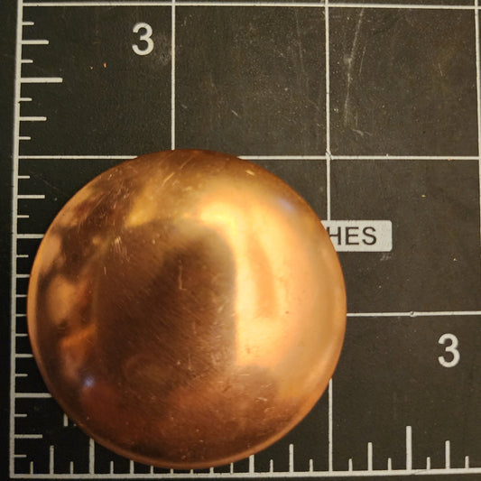EV041 Copper Blank Circle - Large Domed Circle