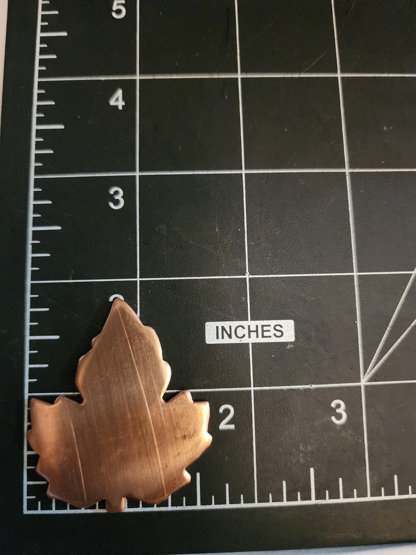 EV076 Copper Blank Nature  - Large Maple Leaf