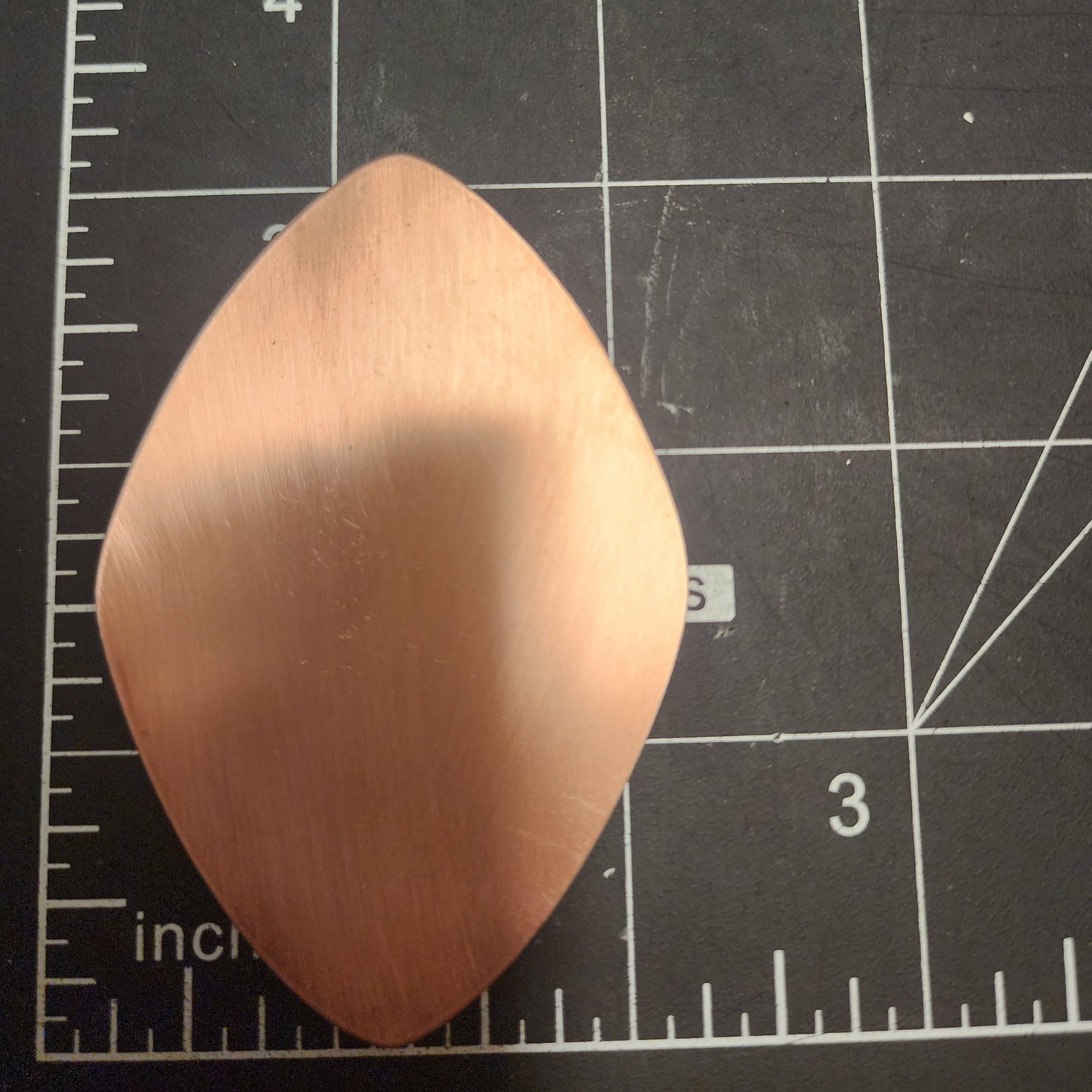 EV147 Copper Blank Misc.  - Large Rounded Diamond