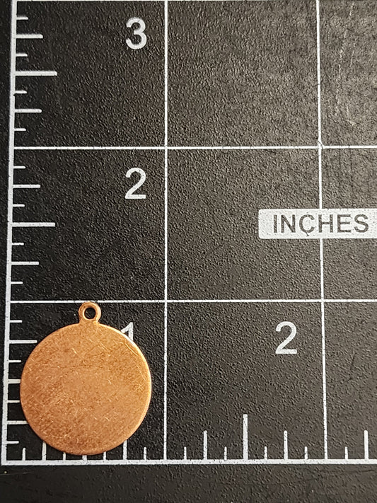 EV023 Copper Blank Misc. - Small Copper Tag