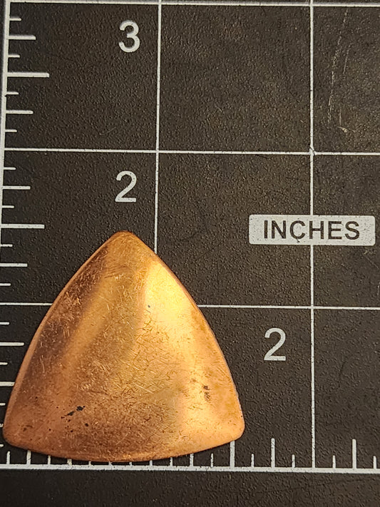 EV169 Copper Blank Triangle/ Rounded Corners