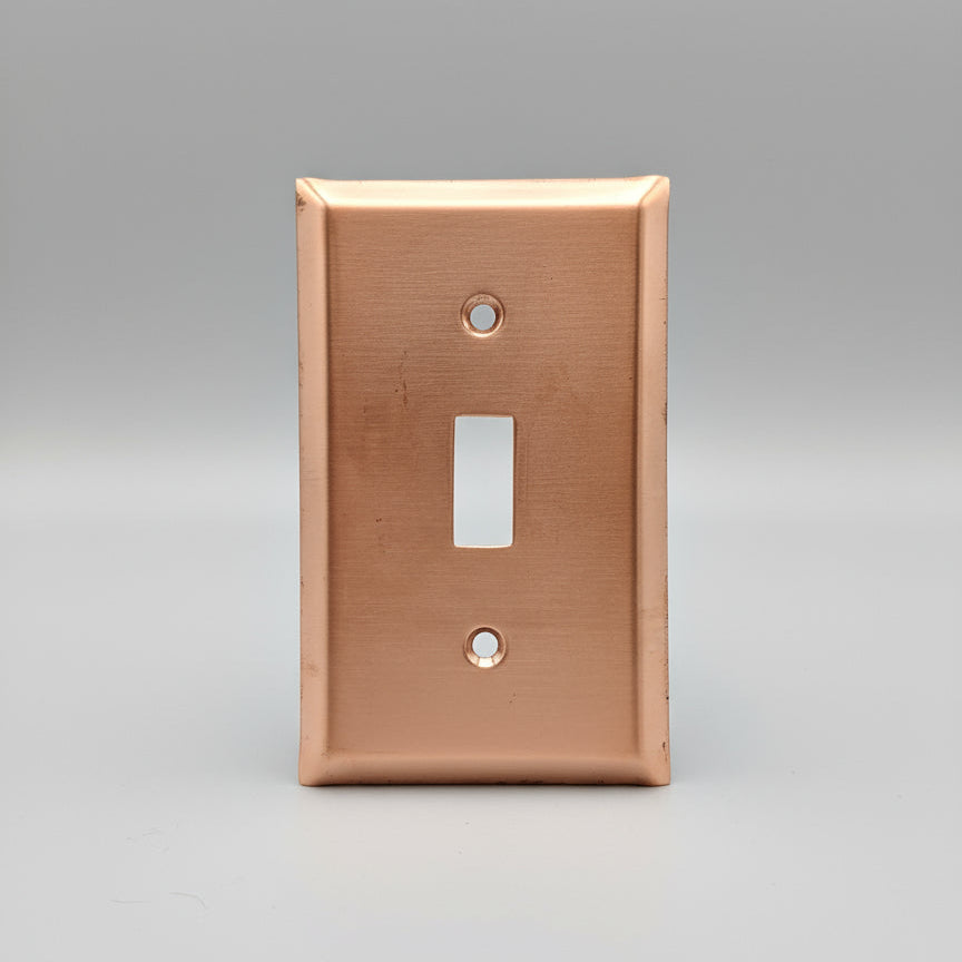 EV001 Copper Blank - Light Switch Cover