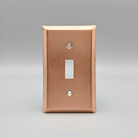 EV001 Copper Blank - Light Switch Cover