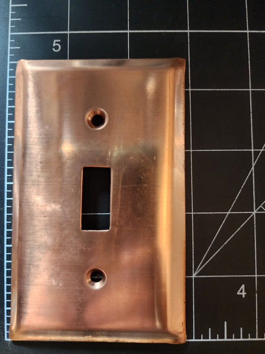 EV001 Copper Blank - Light Switch Cover