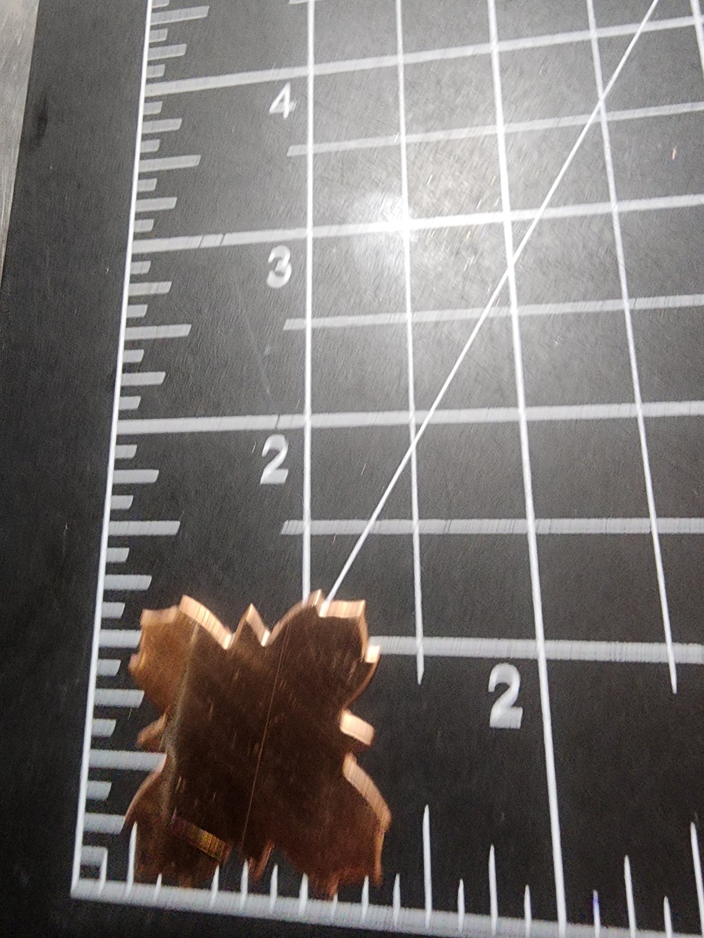 EV211 Copper Blank - Pointy Petal Flower