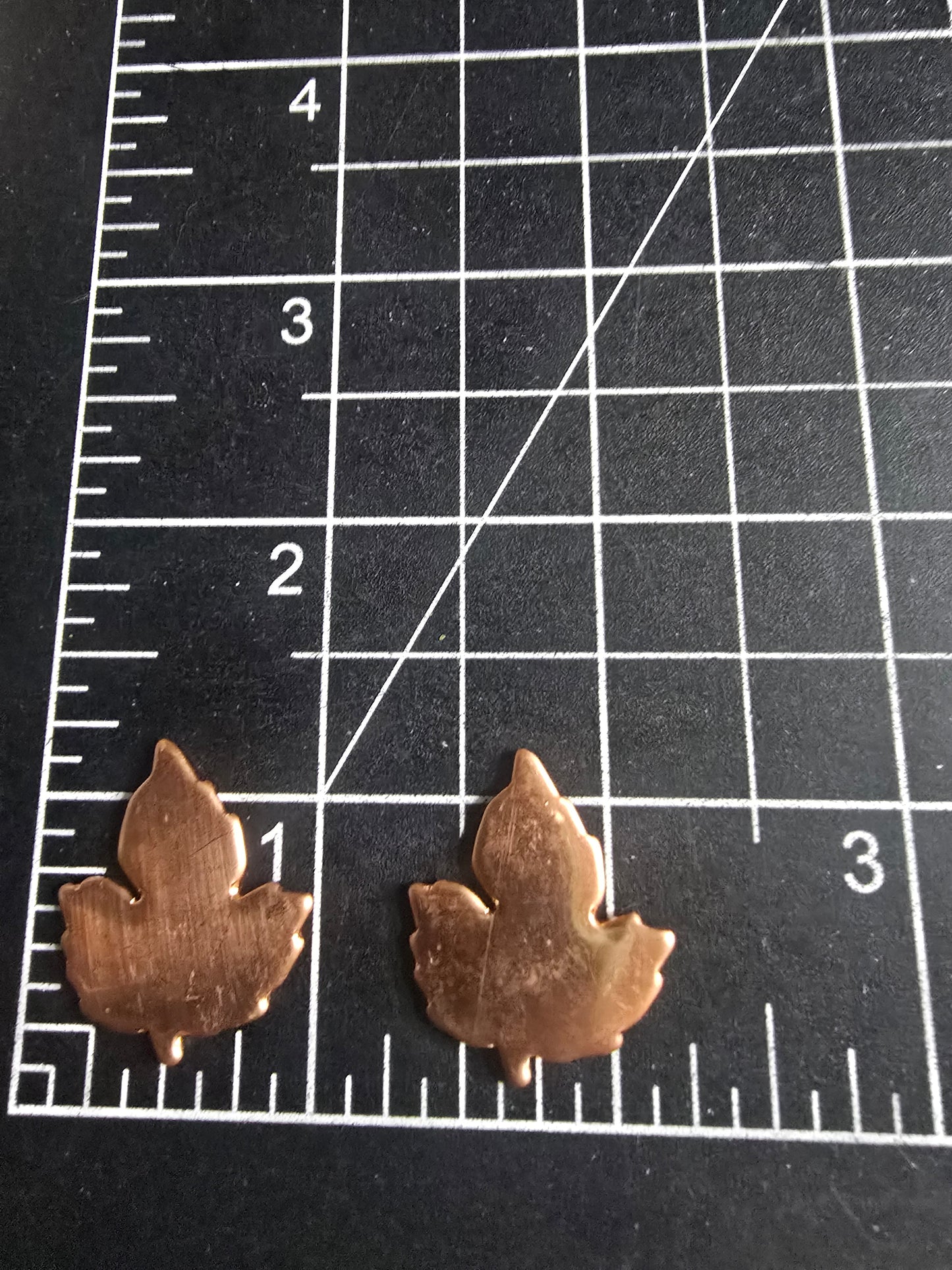 EV074 Copper Blank Nature - Small Leaf