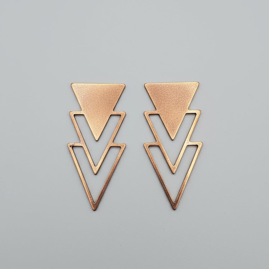 EV183 Copper Blank Celestial   - Fabulous Arrow With Cut Outs