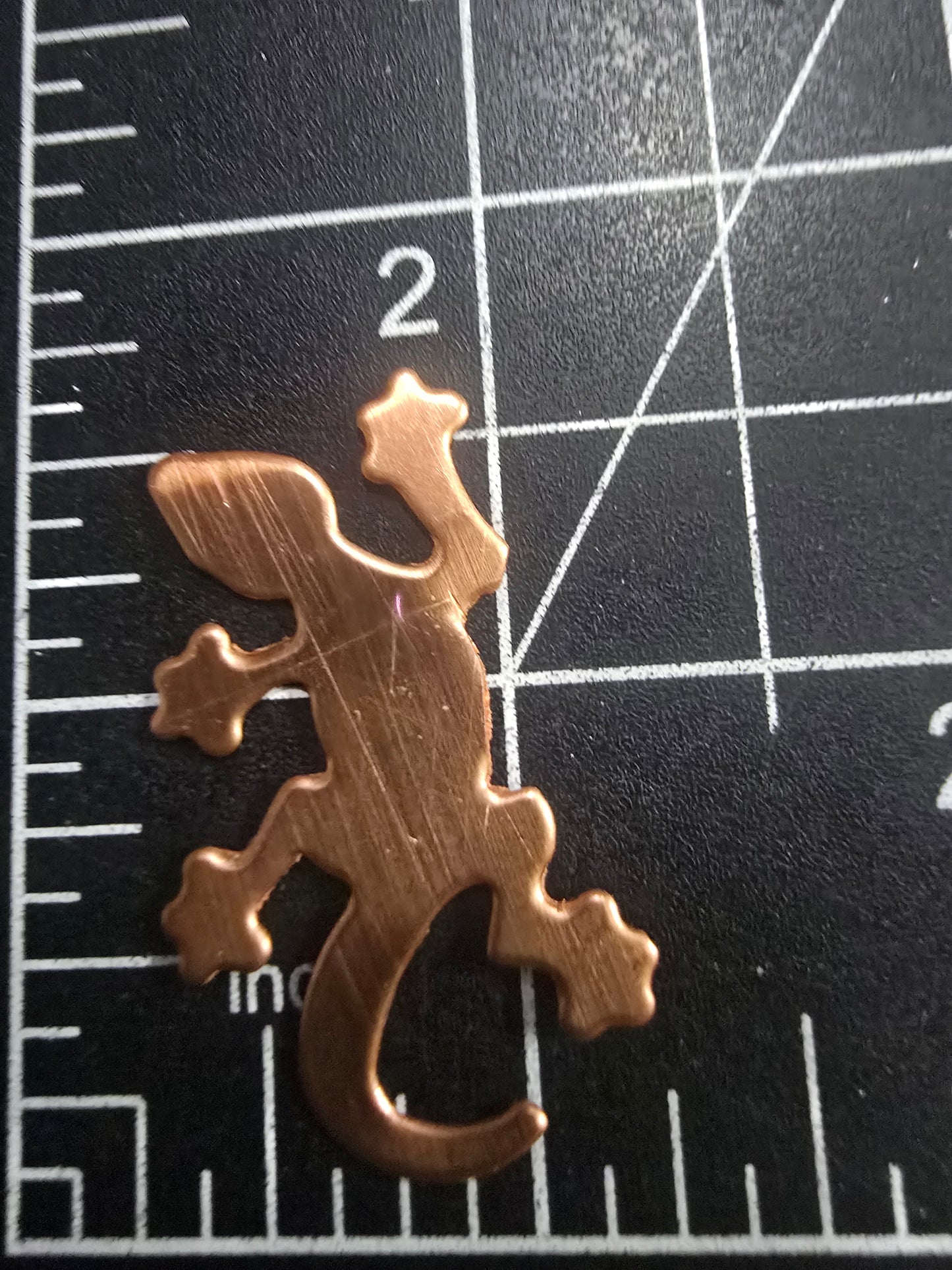 EV213 Copper Blank - Cute Gecko