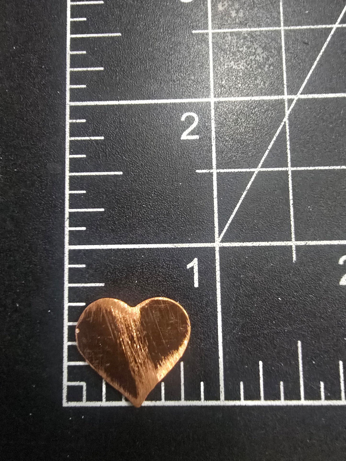 EV217 Copper Blank - Small Heart