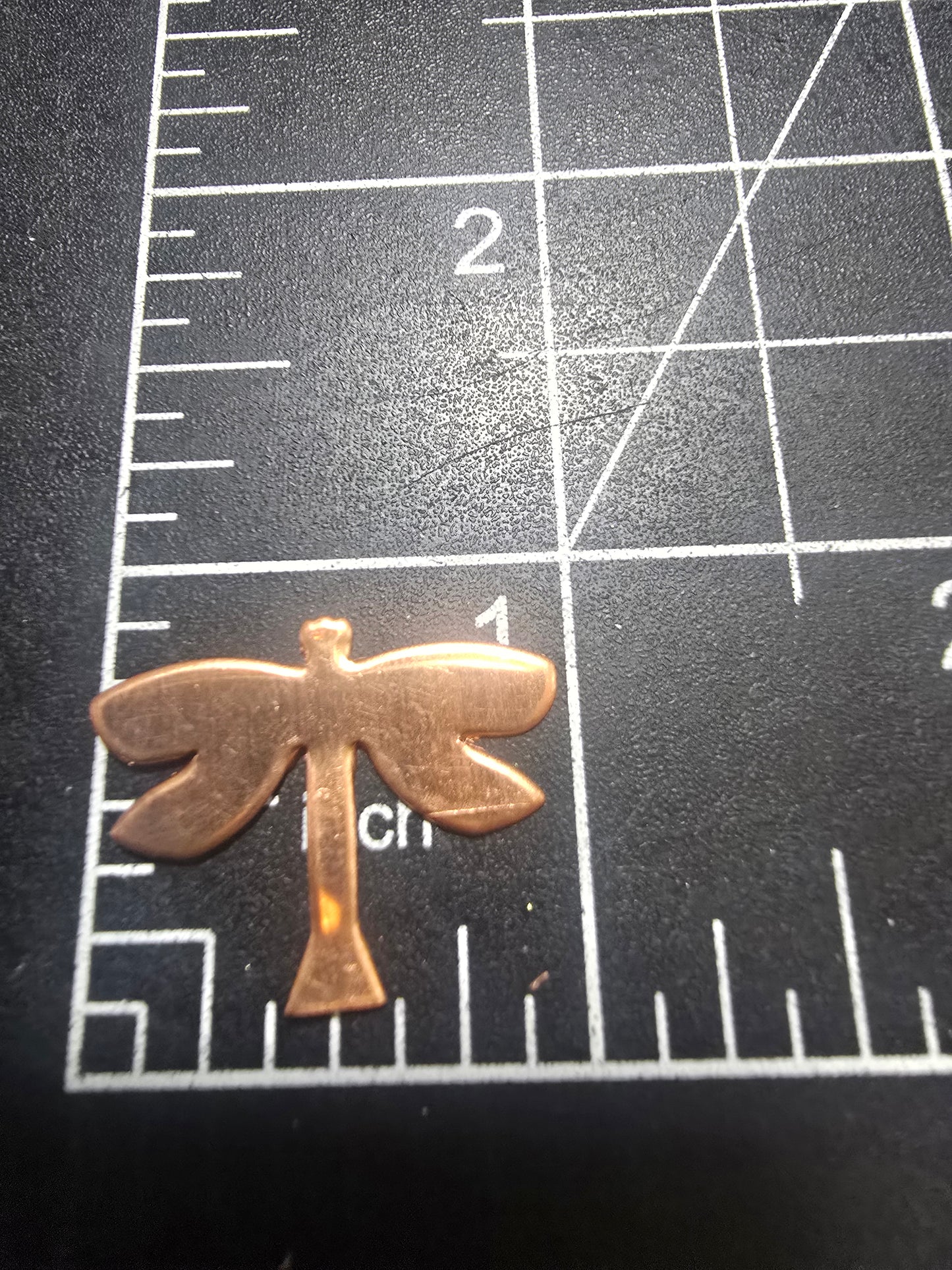EV222 Copper Blank - Cute Dragonfly
