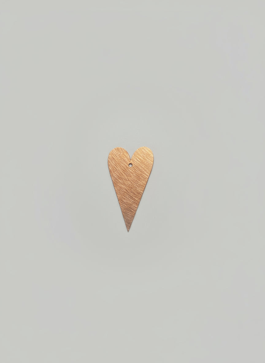 EV228 Copper Blank - Sweet Heart with Hole