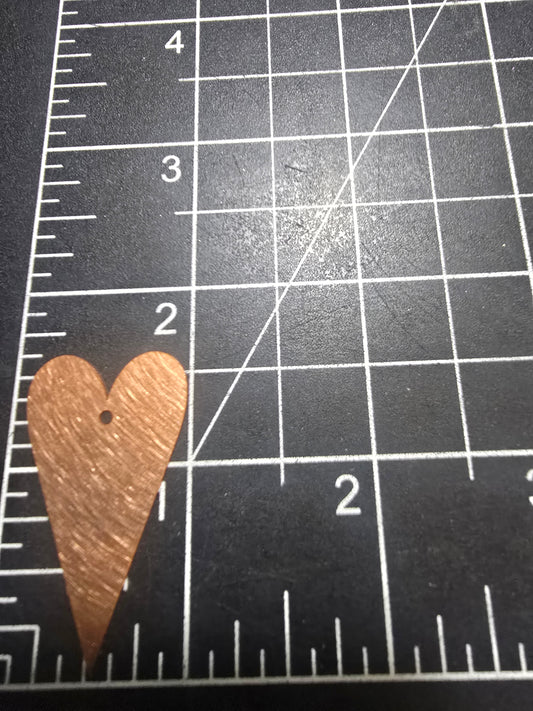 EV228 Copper Blank - Sweet Heart with Hole