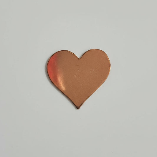 EV122 Copper Blank - Large Heart