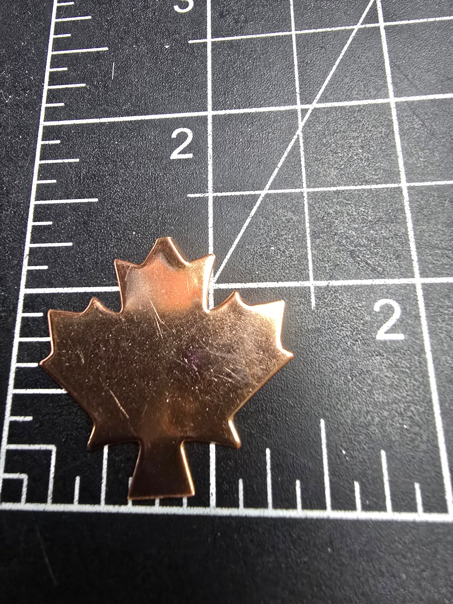 EV223 Copper Blank - Large Maple Leaf