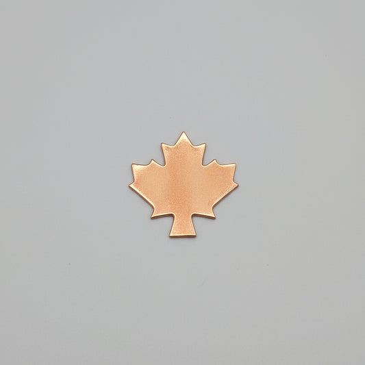 EV223 Copper Blank - Large Maple Leaf