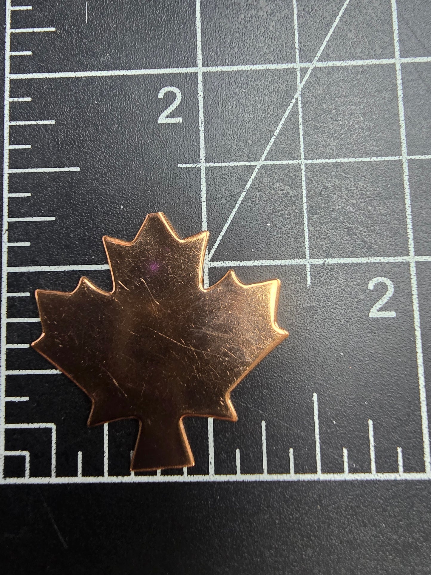 EV223 Copper Blank - Large Maple Leaf
