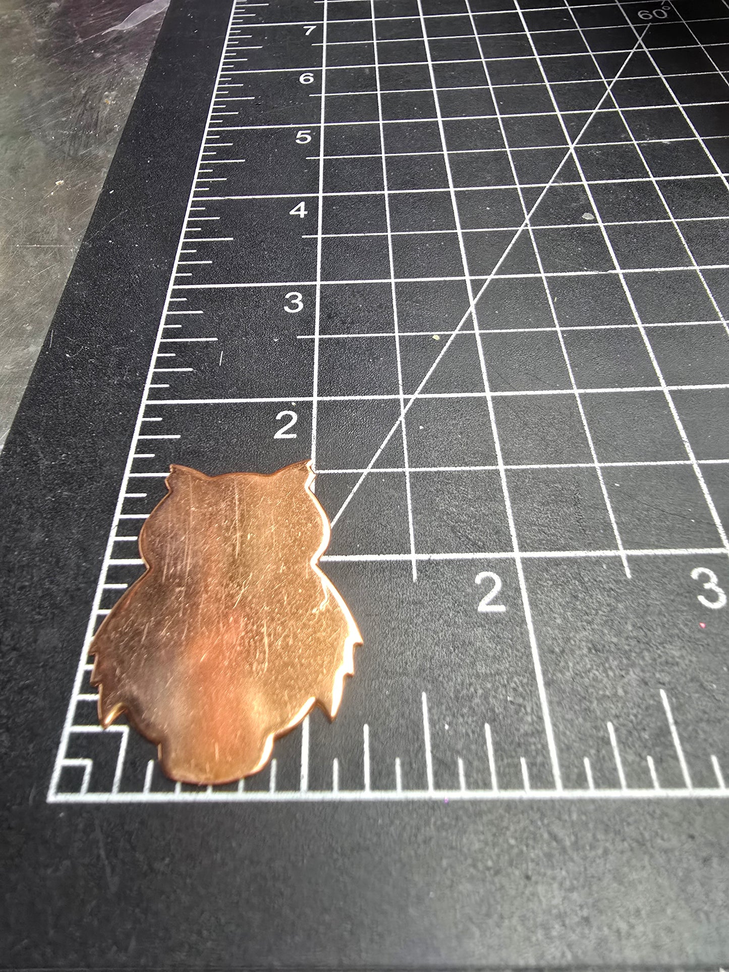 EV121 Copper Blank - Large Owl