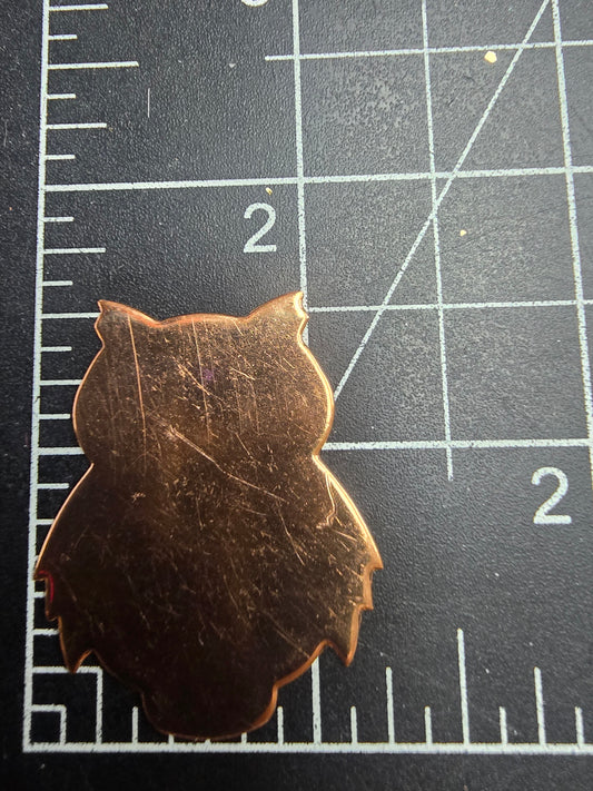EV121 Copper Blank - Large Owl