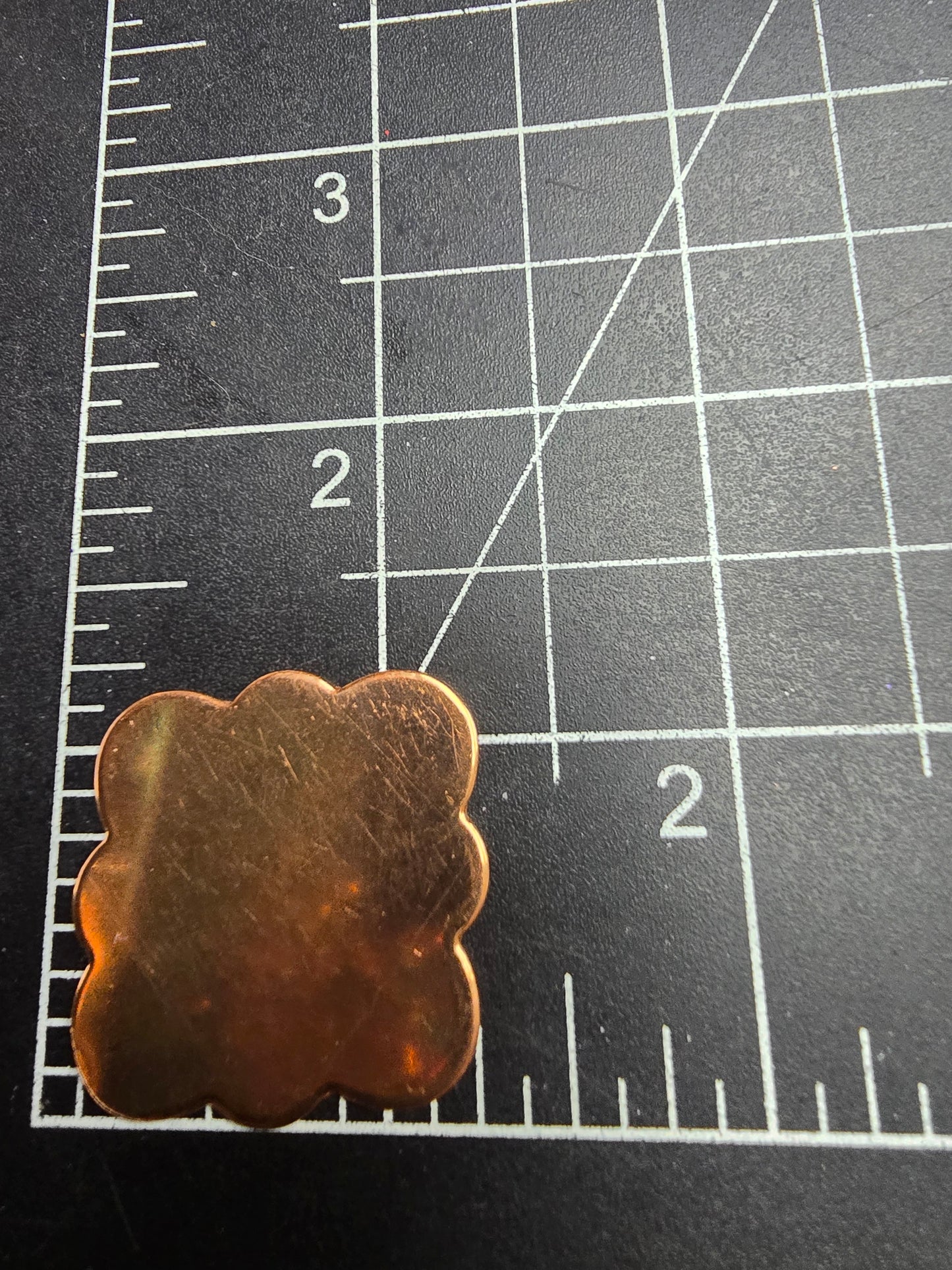 EV073 Copper Blank - Flower Shaped Piece